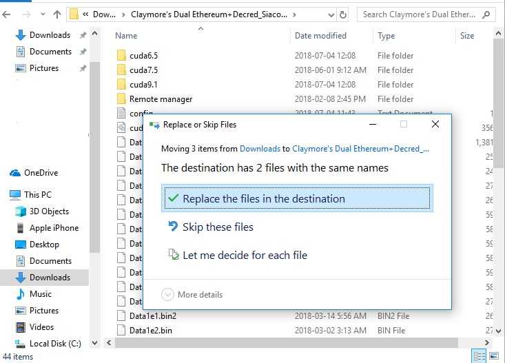 Placing Claymore Config Files