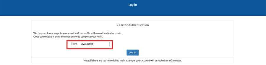 Enter Your 2FA Settings