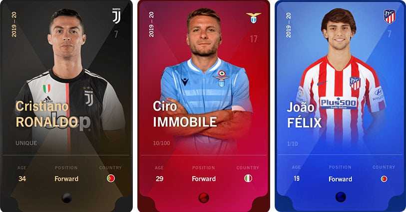 Sorare Blockchain Cards