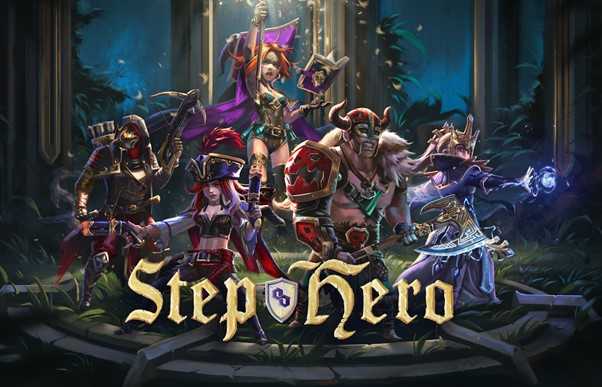Step Hero Title Screen
