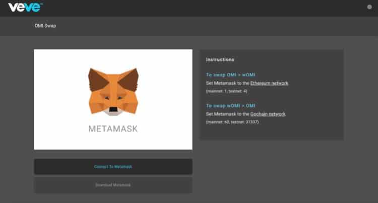 wOMI Swap