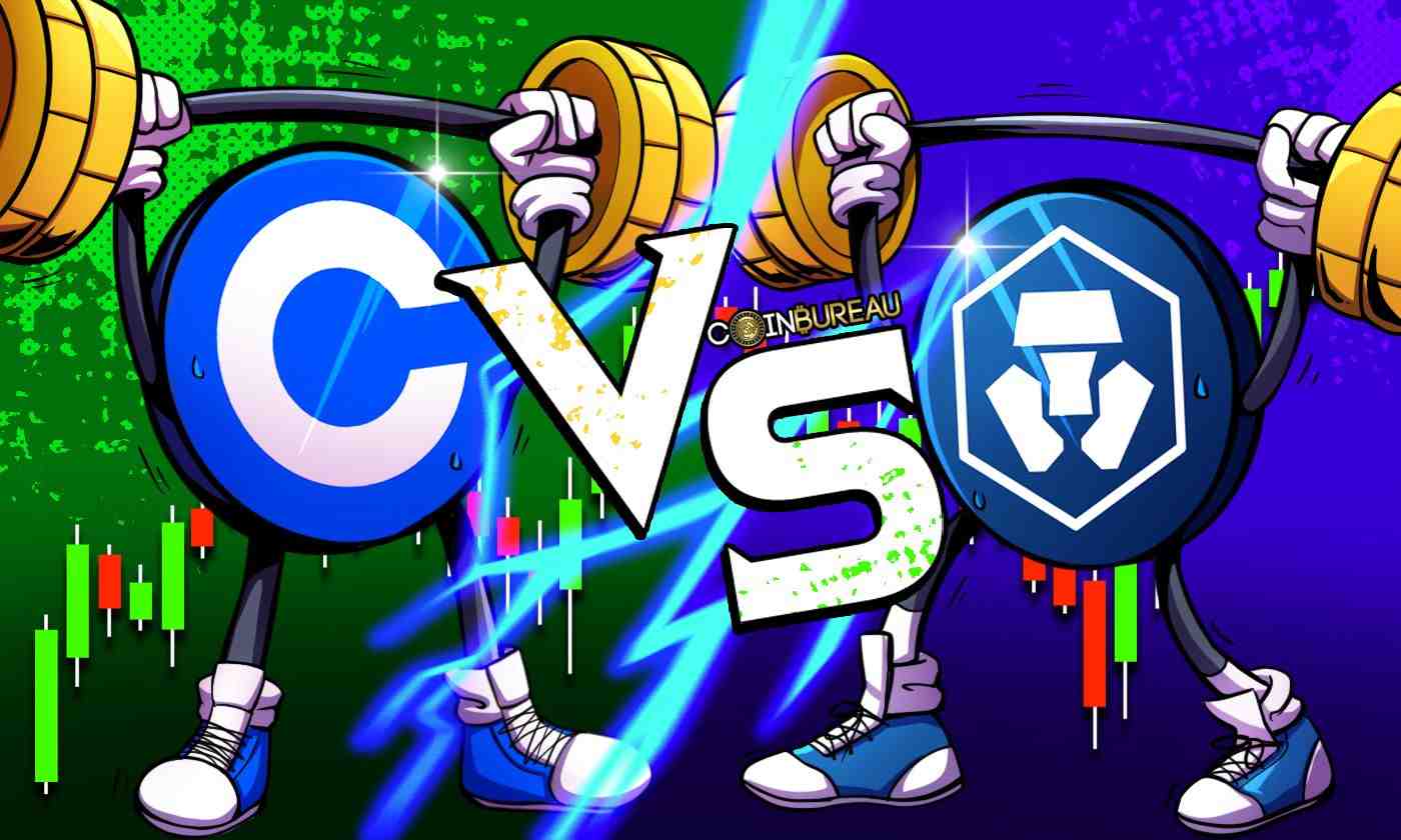 Coinbase and Crypto.com Compared In 2025: Features, Fees, and More