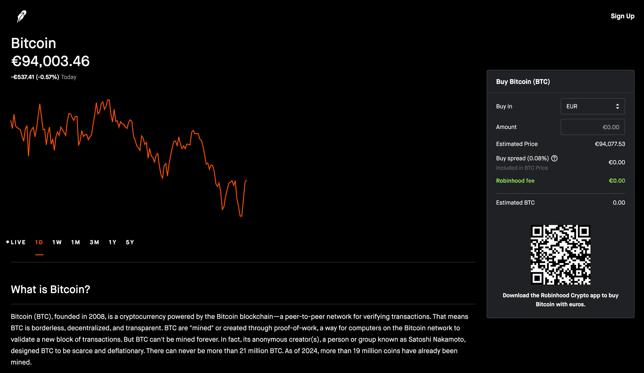 robinhood crypto