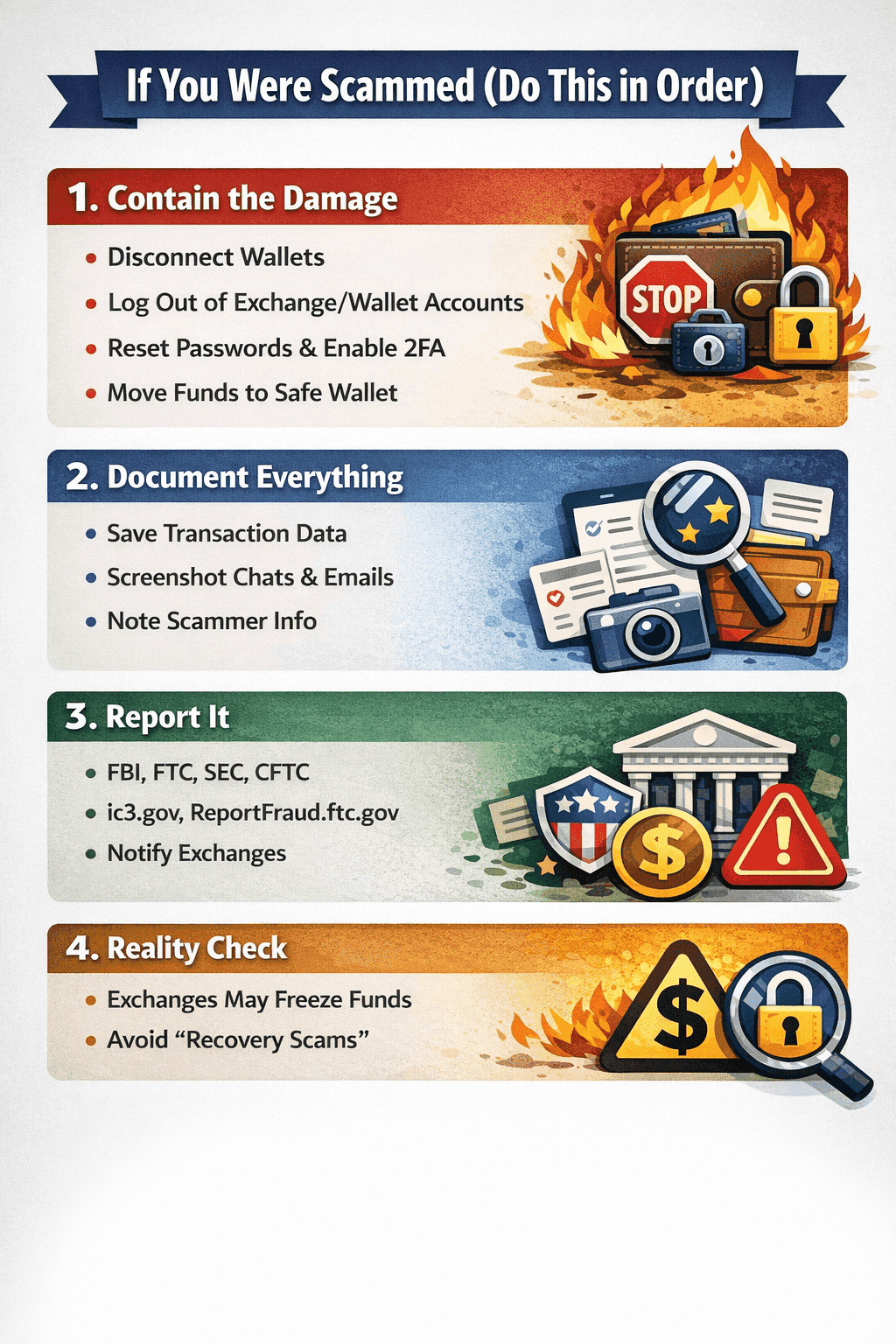 What To Do When You're Scammed