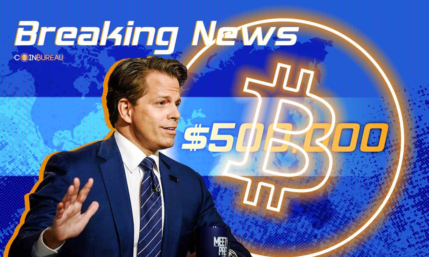 Bitcoin Will Easily Reach $500,000 A Coin: SkyBridge CEO Anthony Scaramucci