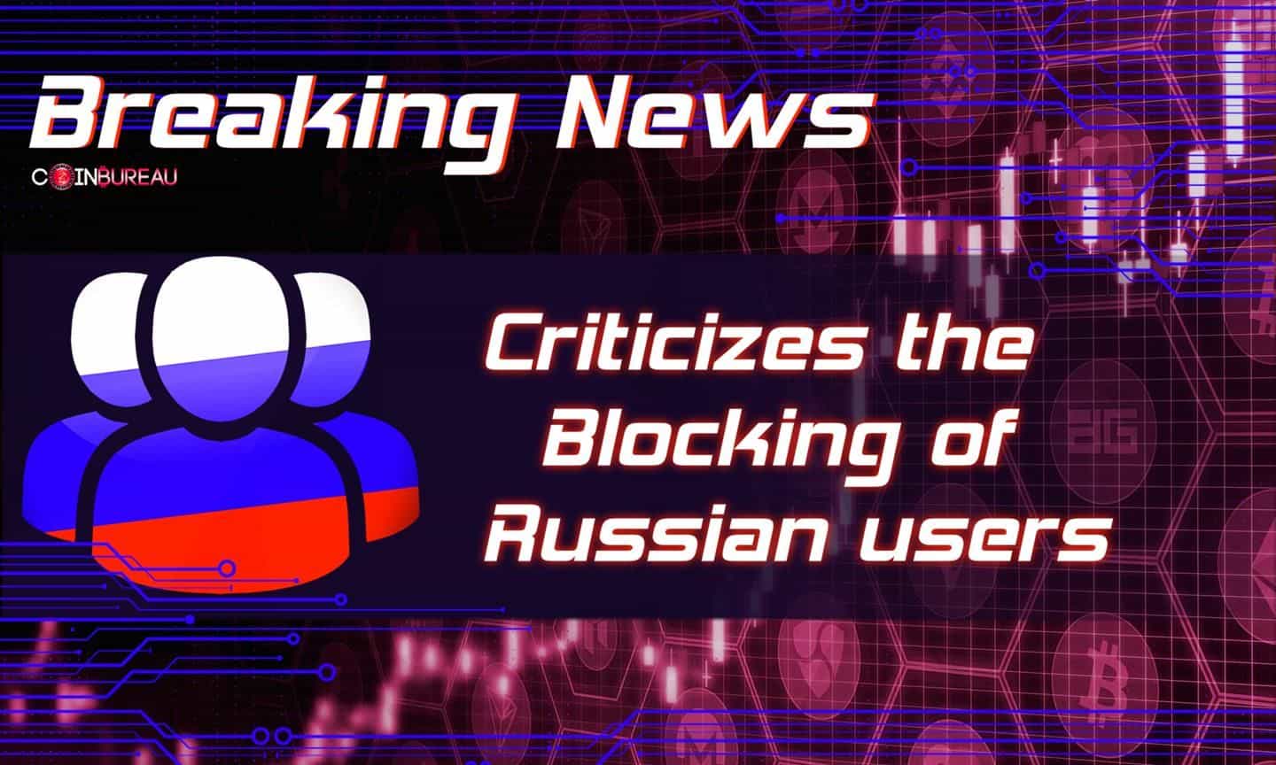 Crypto Industry Rejects Politicians Pushing Exchanges to Block Russian Users