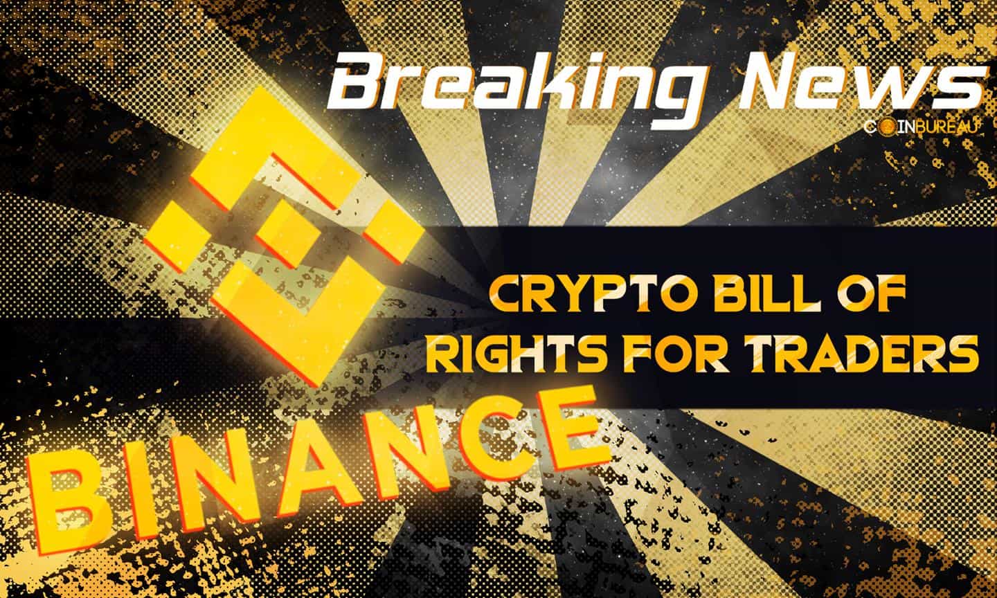 Global Exchange Binance Releases Crypto Bill of Rights For Traders