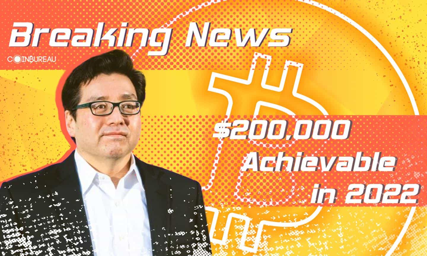 Hedge Fund Manager Tom Lee Says $200,000 BTC ‘Achievable’ in 2022