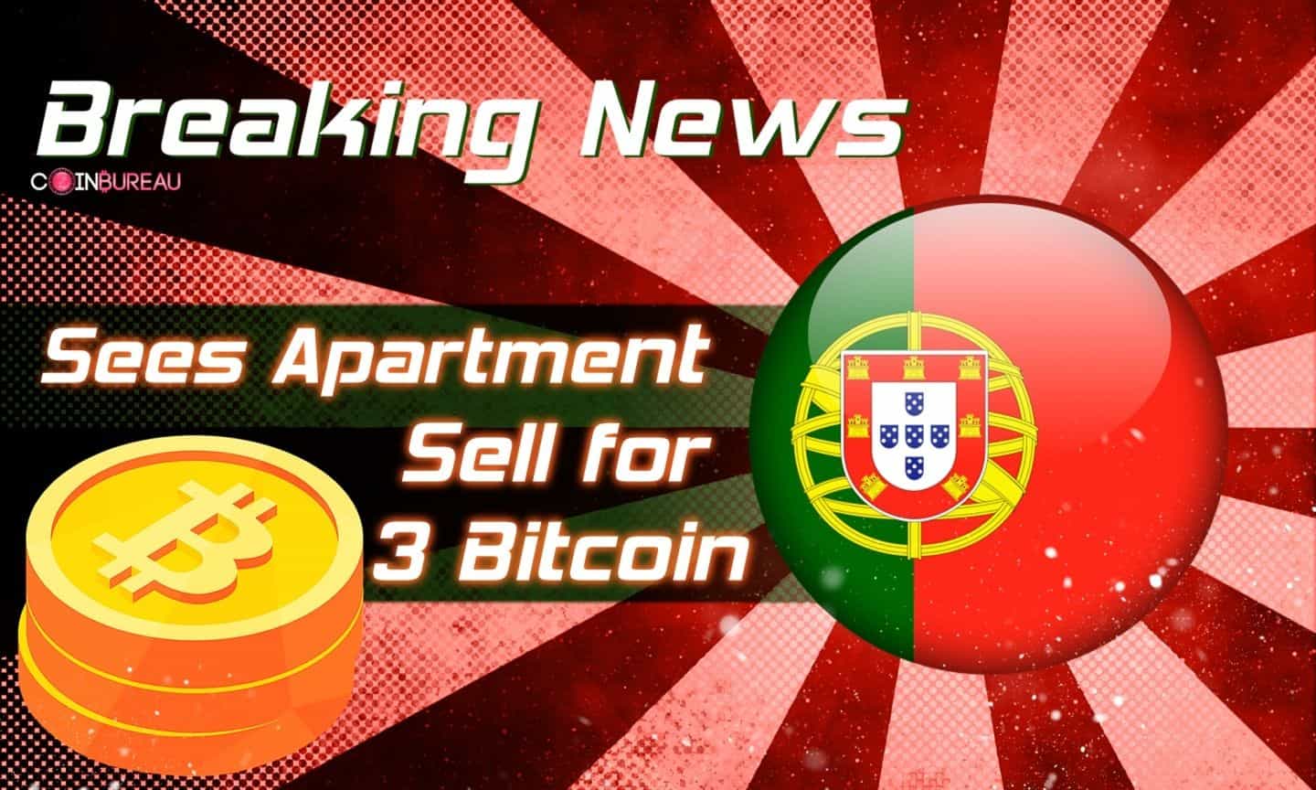 Portugal Sees Apartment Sell for 3 Bitcoin in Country's First-Ever Non-BTC to Fiat Transaction