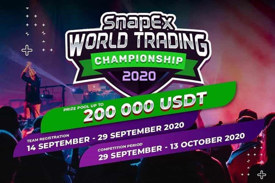 SnapEx World Trading Championship! 200,000 USDT Prize Pool, 500 Winners