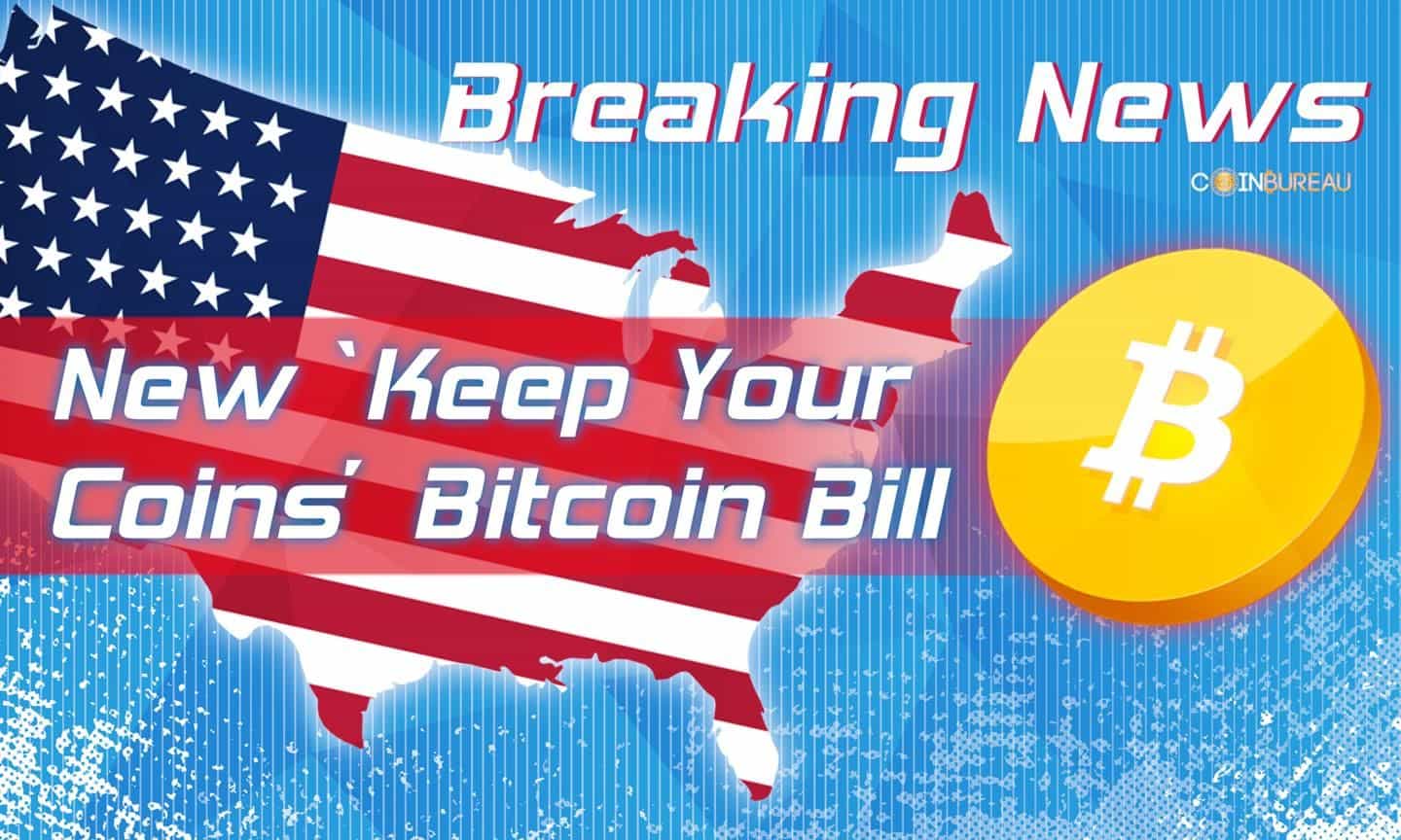 US Senator Introduces New ‘Keep Your Coins’ Bitcoin Bill: Report