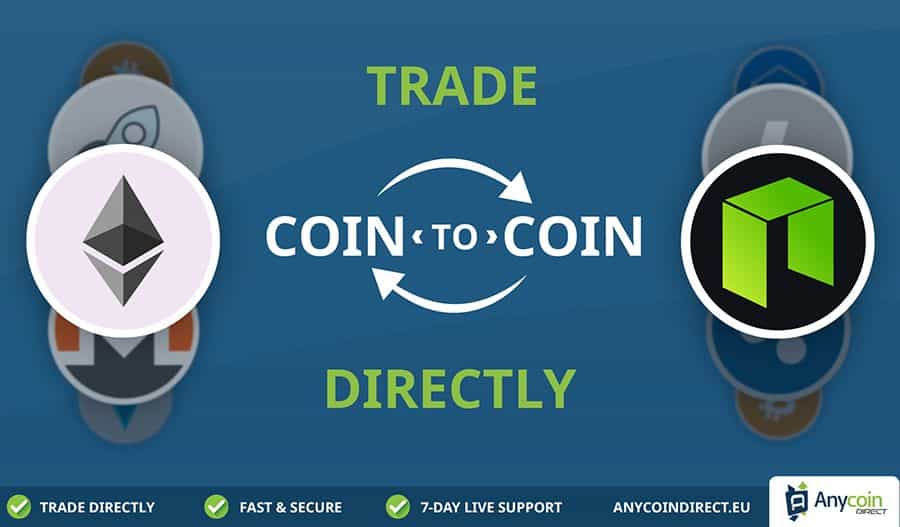 Anycoin Direct adds major new feature: Direct Coin-to-Coin Trading