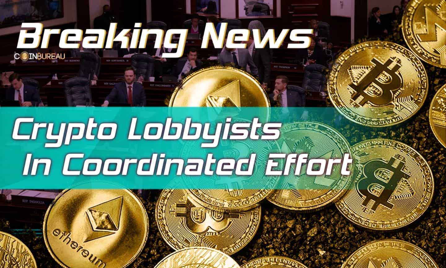 Crypto Lobbyists In Coordinated Effort to Push Lawmakers Into Passing Good Policy: Report