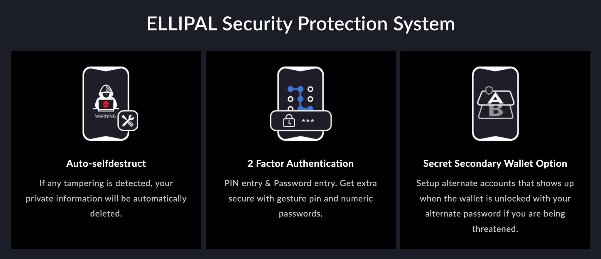 ELLIPAL Security Features