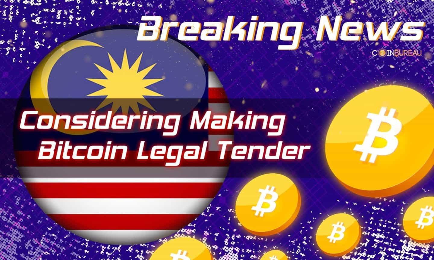 Malaysia Considering Making Bitcoin Legal Tender: Report