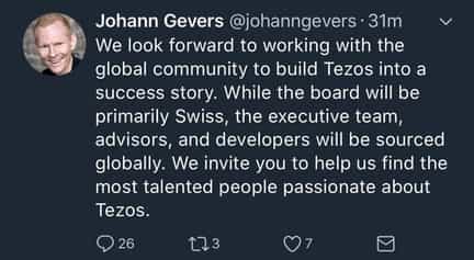 Gevers' Deleted Tweet