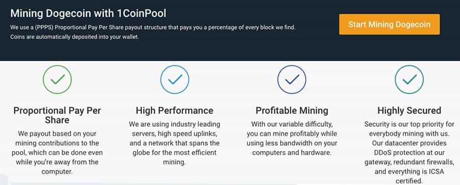 Advantages of 1coinpool