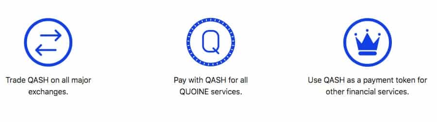Benefits of QASH Token