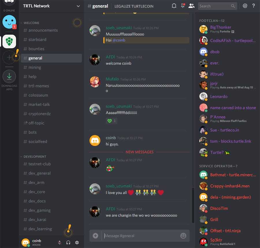 Turtlecoin Discord Chat