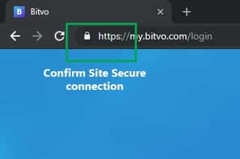 Secure Connection to Bitvo