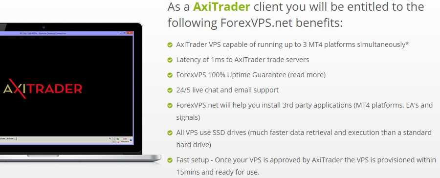 ForexVPS.net hosting AxiTrader