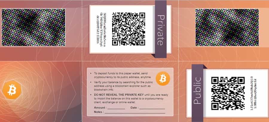 Paper Crypto Wallet