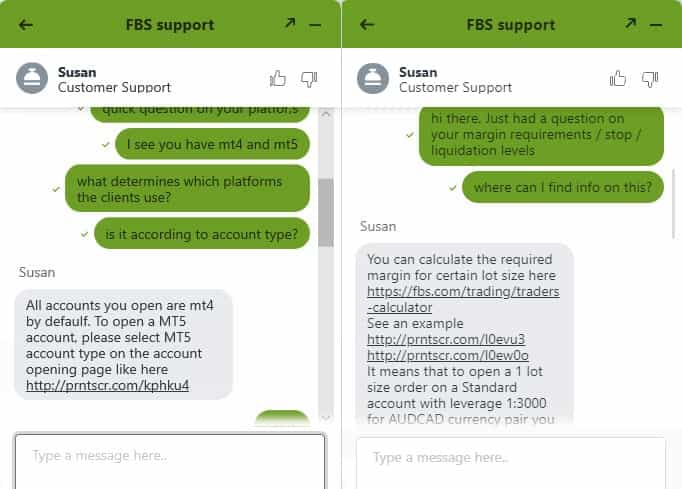 FBS.com Customer Support