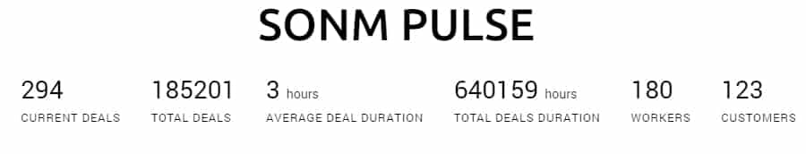 Current Network Stats SONM