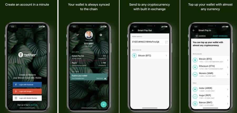 Tether Free Wallet