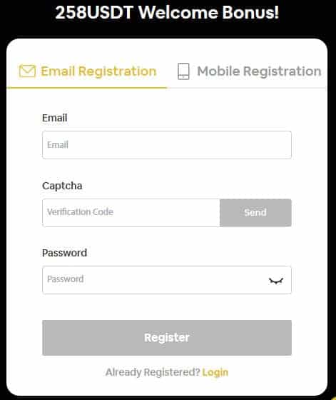 Bityard Registration Form