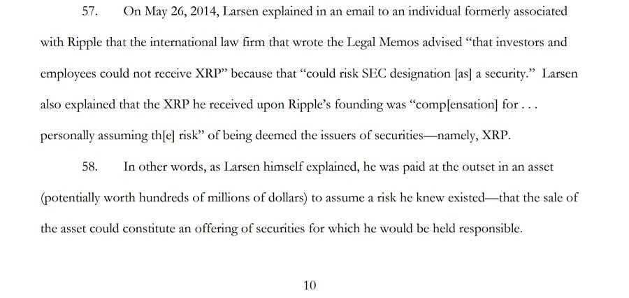 Ripple Lawsuit Email