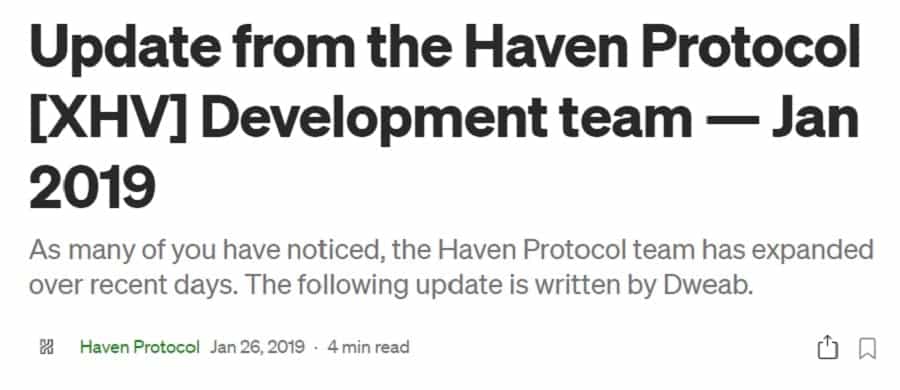 Haven Protocol 2019