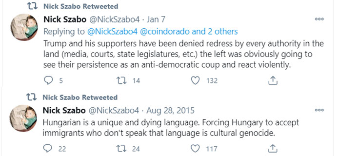 Nick Szabo Tweets