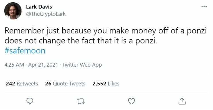 Safemoon Ponzi