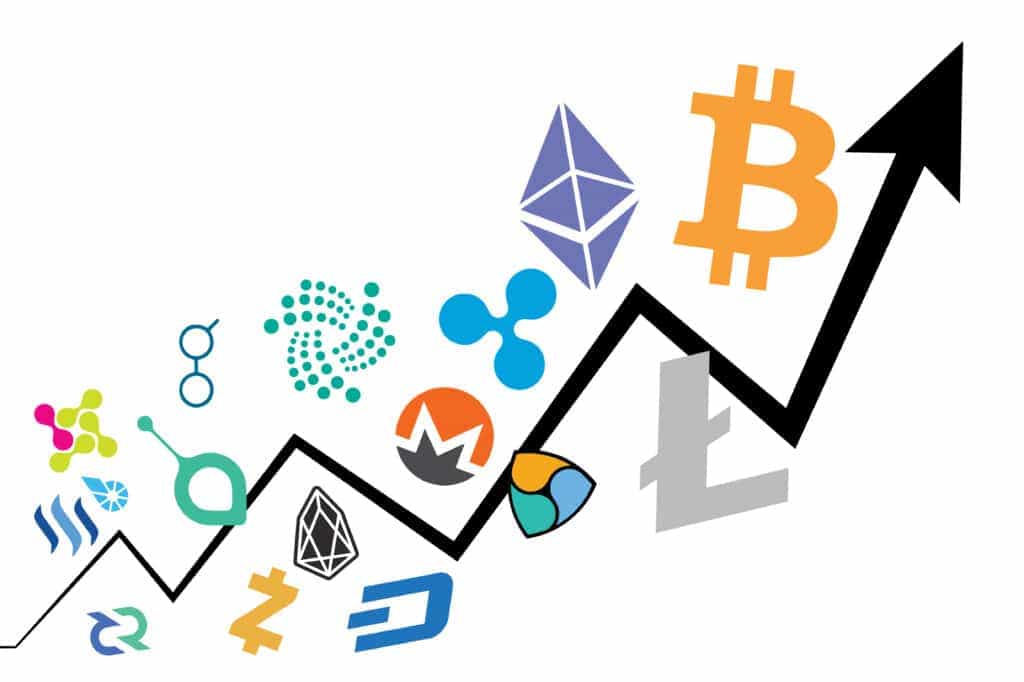Different Cryptos Chart