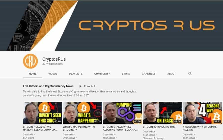 CryptosRUs homepage