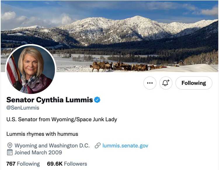 Cynthia Lummis Twitter
