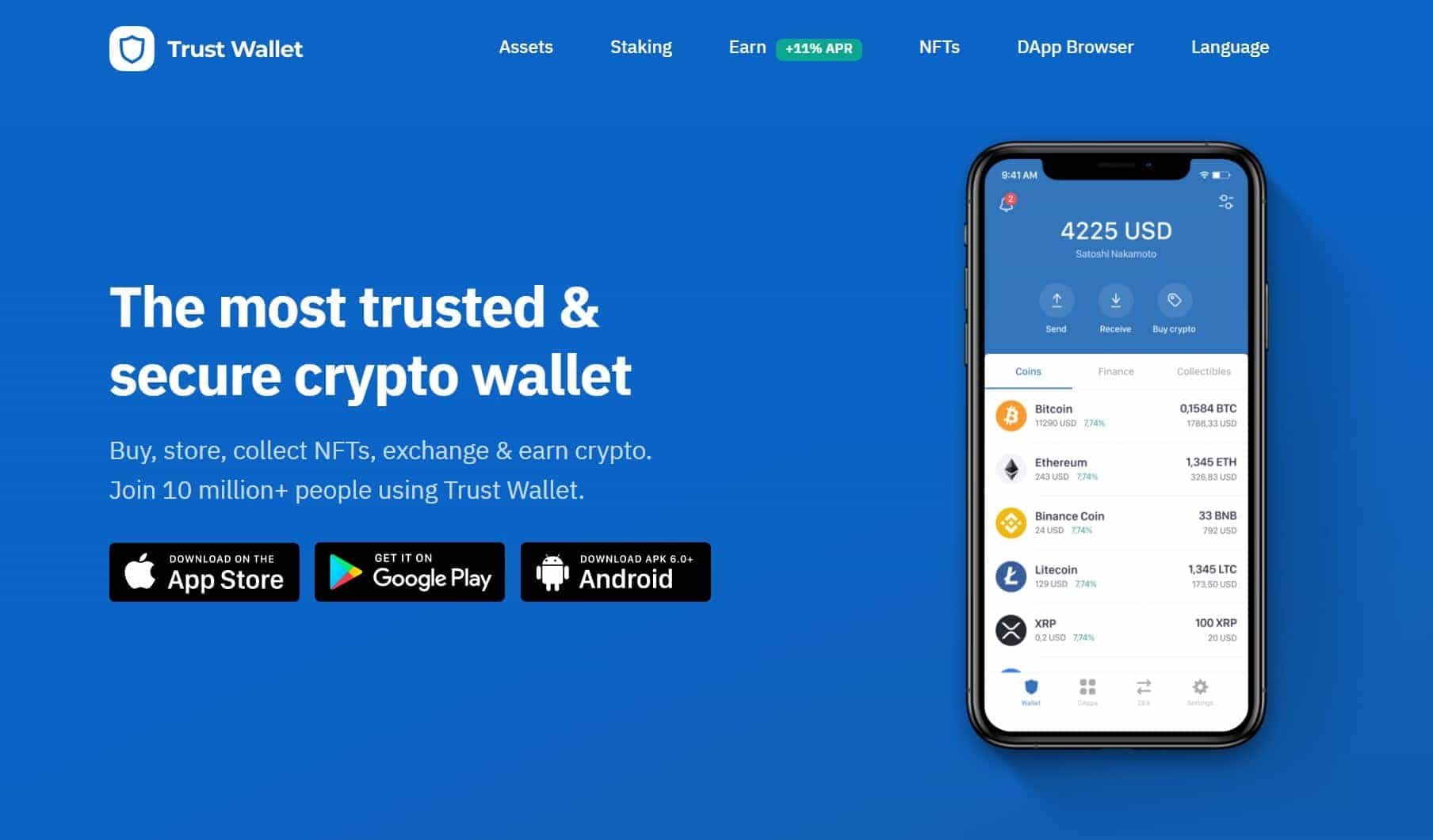 Trust Wallet mobile wallet