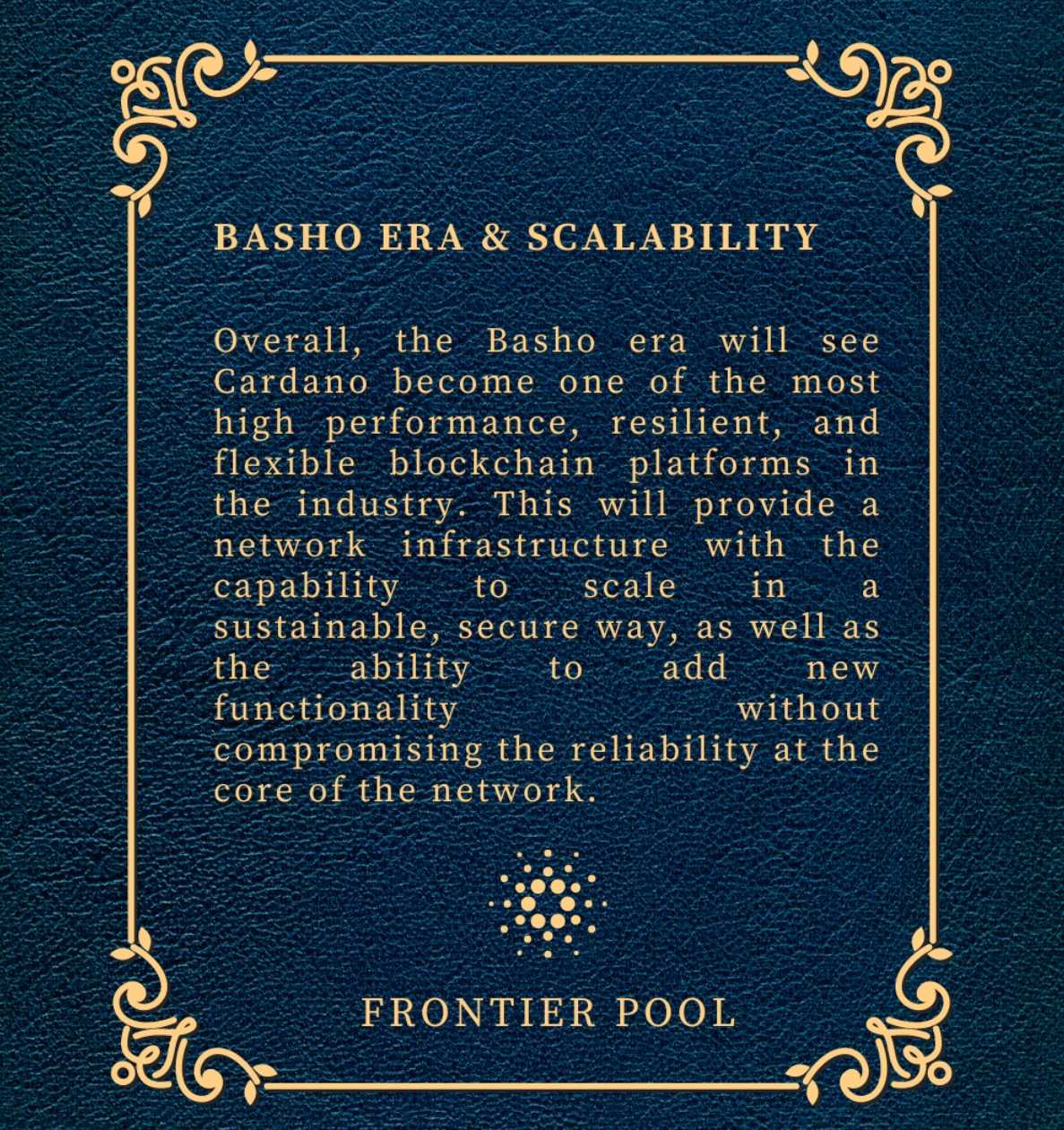 Basho Era and Cardano Scalability