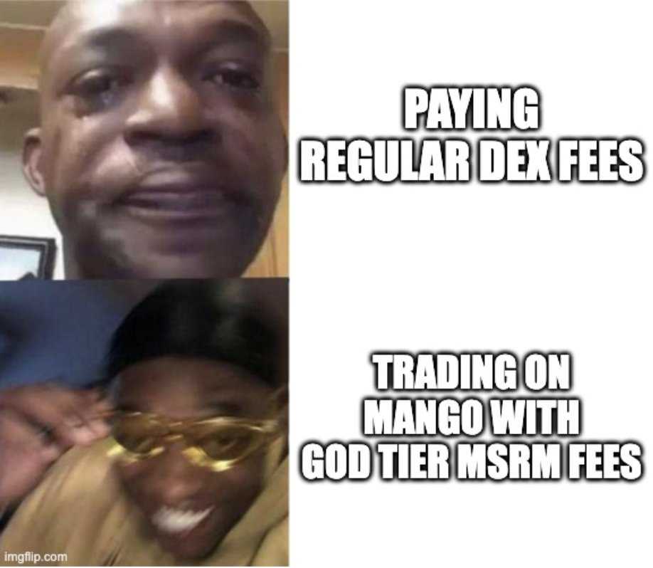 Trading Fee Meme via Twitter