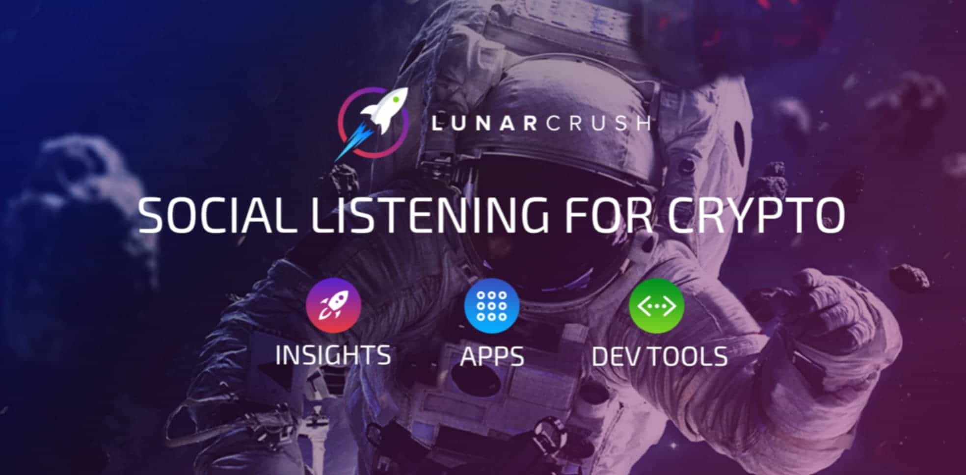 LunarCrush homepage