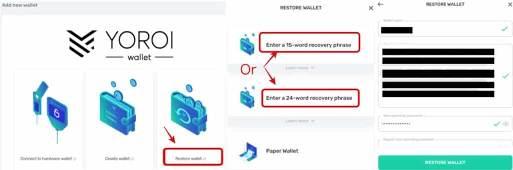 recover wallet