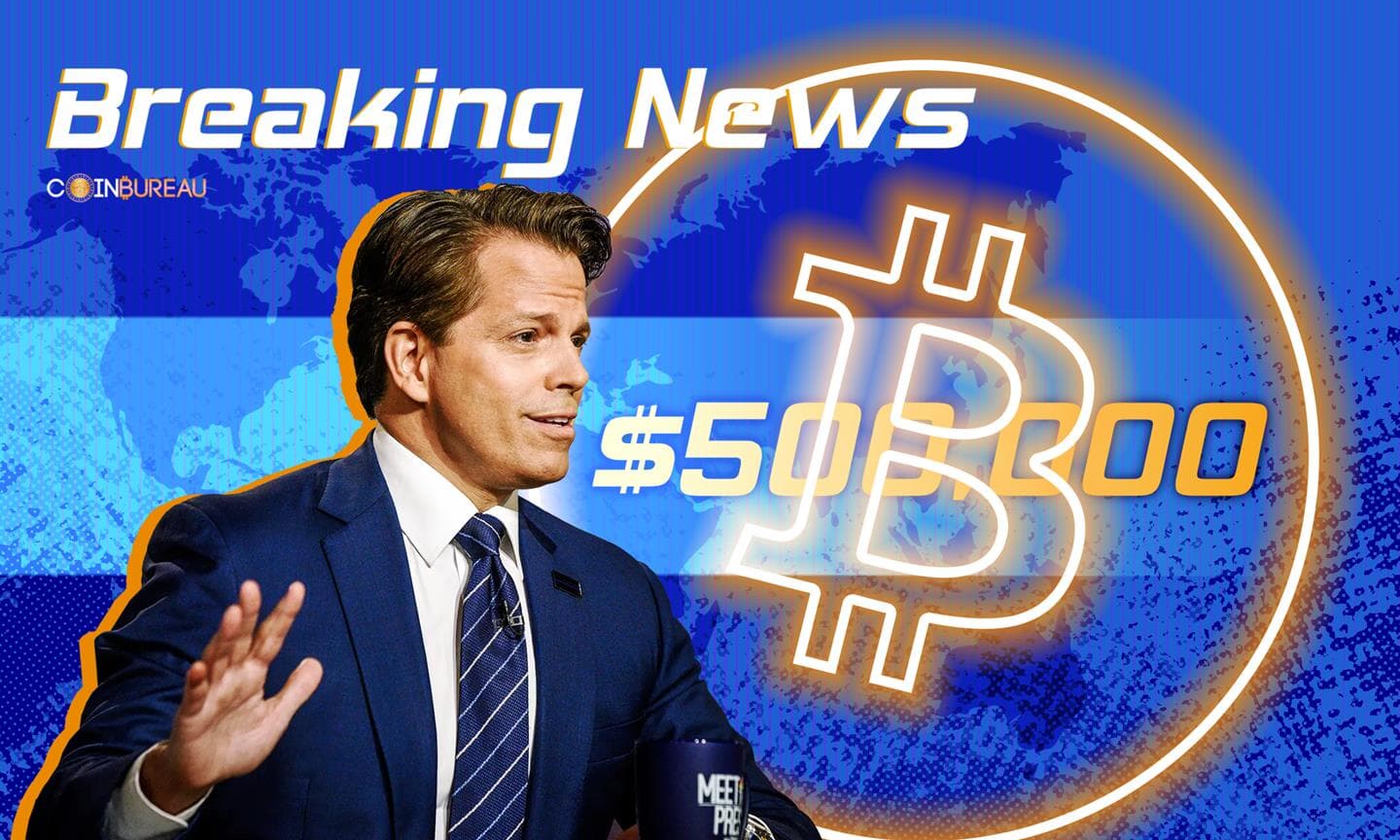 Bitcoin Will Easily Reach $500,000 A Coin: SkyBridge CEO Anthony Scaramucci