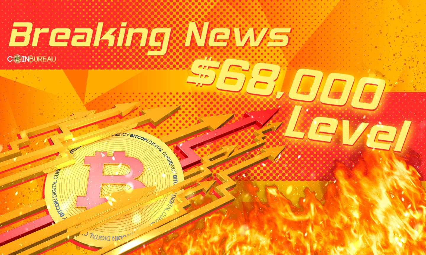 Investor Conviction At All-Time Highs As Bitcoin Smashes Through $68,000 Level