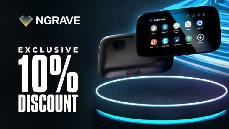 NGRAVE – 10% OFF The Coldest Hardware Wallet