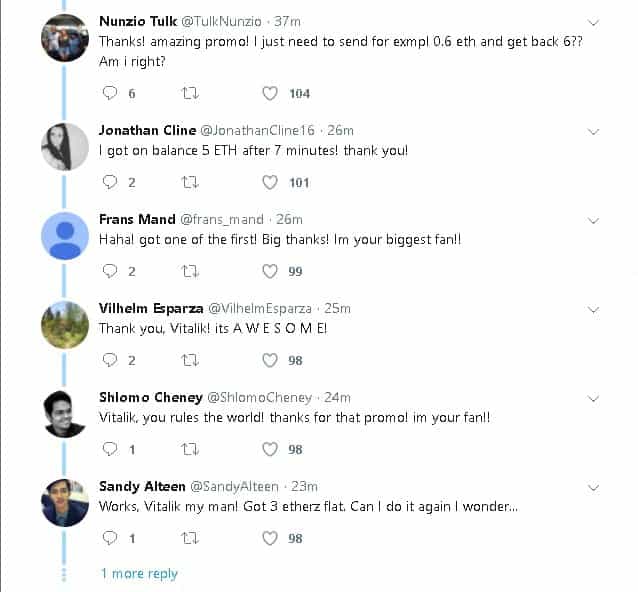 Bot Replies to Scam Account