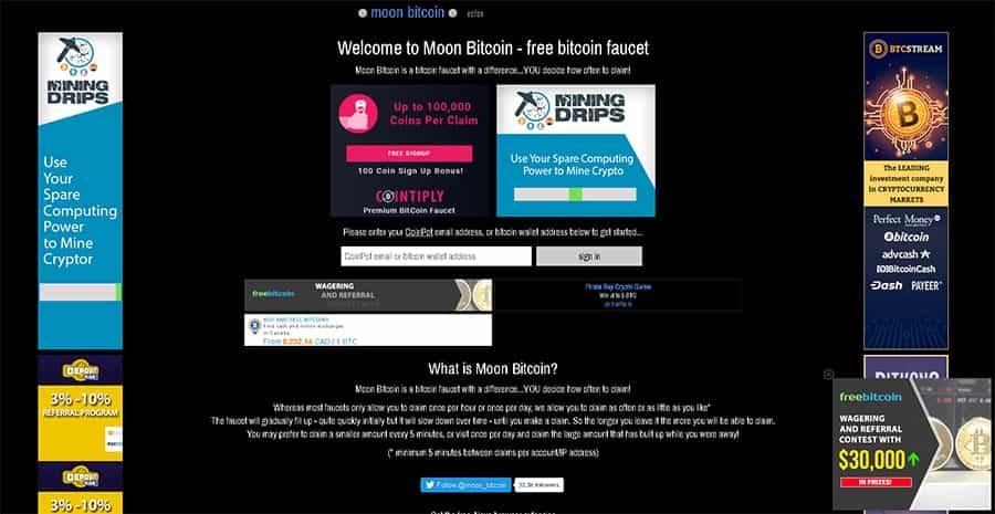 Crypto Faucet Example