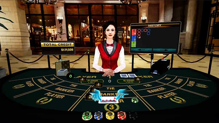 MECA Casino Baccarat Table