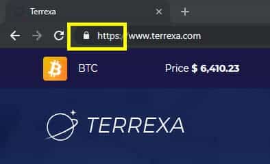 Terexa SSL encryption