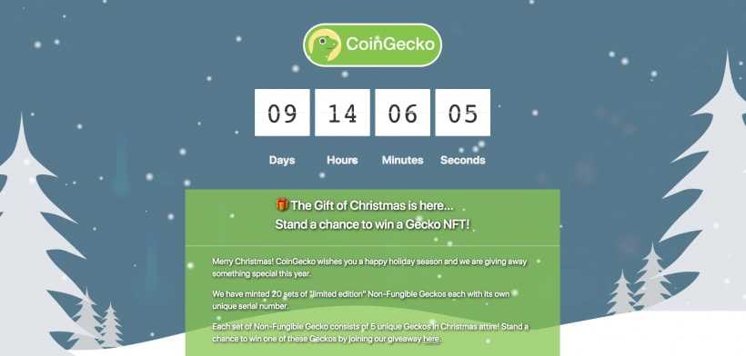 Coingecko Countdown